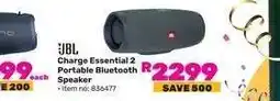 Game JBL Charge Essential 2 Portable Bluetooth Speaker offer