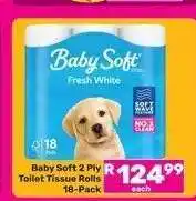 Game Baby Soft 2 Ply Toilet Tissue Rolls 18-Pack offer
