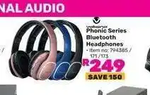 Volkano Phonic Series Bluetooth Headphones