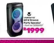 Game Volkano 60 W Groove Party Speaker offer