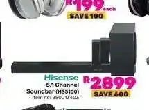 Game Hisense 5.1 Channel Soundbar HS5100 offer