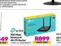 Game TP-Link 300 Mbps Wireless N 4G LTE Router offer