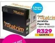 Game Rotatrim A4 White Paper Box offer