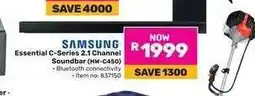 Game Samsung Essential C-Series 2.1 Channel Soundbar (HW-C450) offer