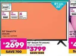 Game 32 Smart TV (32A4K) offer