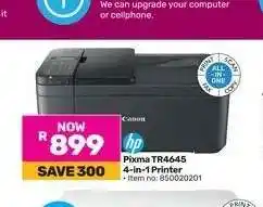 Game Pixma TR4645 4-in-1 Printer offer