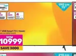 Game UHD Smart TV (75A6N) offer