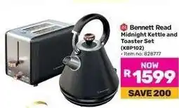 Game Bennett Read Midnight Kettle and Toaster Set (KBP102) offer