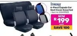 Game STINGRAY 6-Piece Espada Car Seat Cover Assorted offer