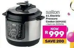 Game Salton 6 L Electric Pressure Cooker (SEPC02) offer