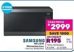 Game Samsung 40 L Grill Microwave Oven offer
