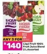 Game Liqui Fruit 100% Fruit Juice Blend 2 L Assorted offer