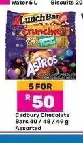 Game Cadbury Chocolate Bars offer