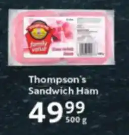 Oxford Freshmarket Thompson's Sandwich Ham offer