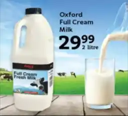 Oxford Freshmarket Oxford Full Cream Milk offer