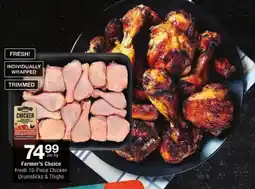Checkers Farmer's Choice Fresh Chicken Drumsticks & Thighs offer