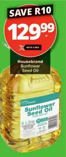 Checkers Housebrand Sunflower Seed Oil offer