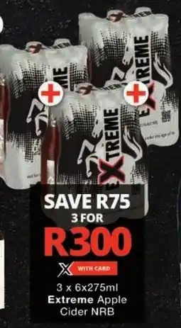 Checkers Extreme Apple Cider NRB offer
