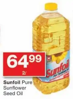 Checkers Sunfoil Pure Sunflower Seed Oil offer