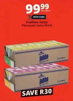 Checkers Fruitree Jabba Flavoured Juice Drink offer