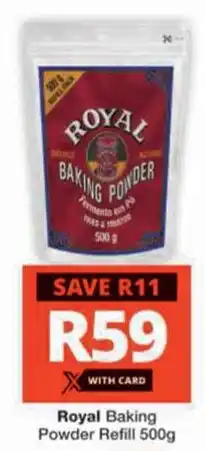 Checkers Hyper Royal Baking Powder Refill offer