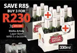 Checkers Hyper Stella Artois Lager Beer NRB offer