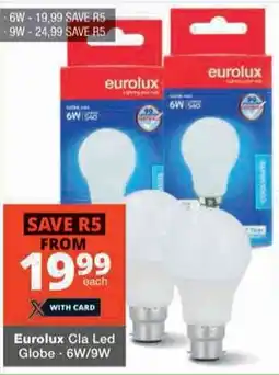 Checkers Hyper Eurolux Cla Led Globe offer