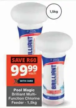 Checkers Hyper Pool Magic Brilliant Multi-Function Chlorine Feeder offer