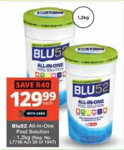 Checkers Hyper Blu52 All-In-One Pool Solution offer