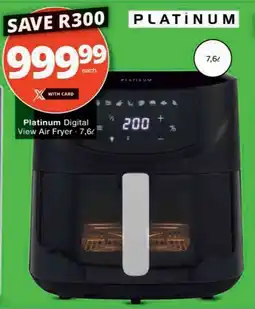 Checkers Hyper Platinum Digital View Air Fryer offer