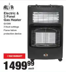 Mica ALVA Electric & 3 Panel Gas Heater offer