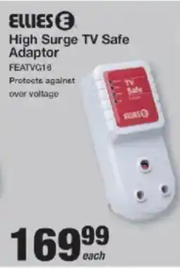 Mica ELLIES High Surge TV Safe Adaptor offer