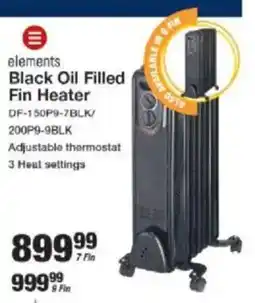 Mica Elements Black Oil Filled Fin Heater offer