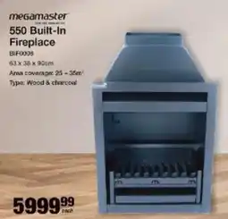 Megamaster 550 Built-In Fireplace