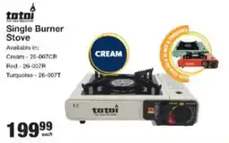 Mica Totai Single Burner Stove offer