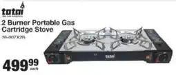 Mica Totai 2 Burner Portable Gas Cartridge Stove offer