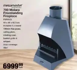 Megamaster 700 Molara Freestanding Fireplace