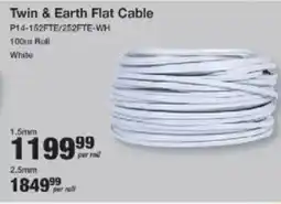 Mica Twin & Earth Flat Cable offer