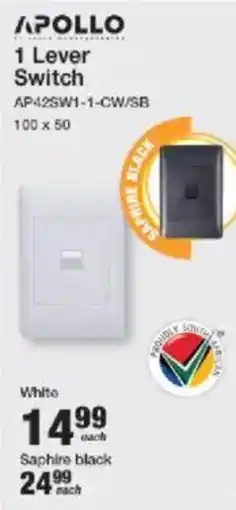 Mica APOLLO 1 Lever Switch offer