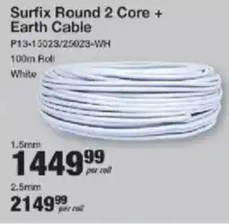 Mica Surfix Round 2 Core + Earth Cable offer