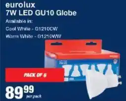 Eurolux 7W LED GU10 Globe