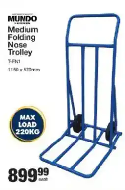 Mica MUNDO Medium Folding Nose Trolley offer