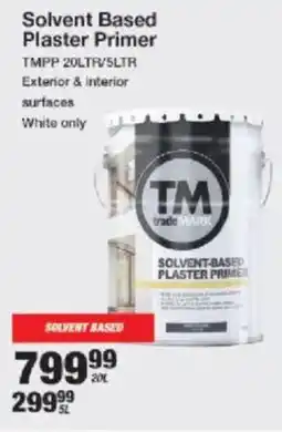 Solvent Based Plaster Primer