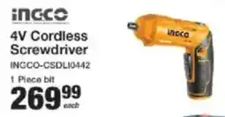 Mica INGCO 4V Cordless Screwdriver offer