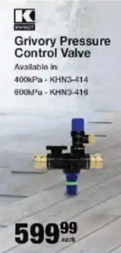 Mica Grivory Pressure Control Valve offer