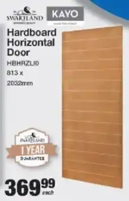 Mica SWARTLAND/ KAYO Horizontal Door offer