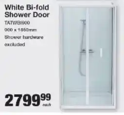 Mica White Bi-fold Shower Door offer