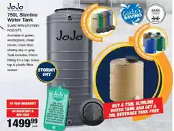 Mica JoJo Slimline Water Tank offer