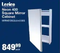 Mica Lecico Neon 400 Square Mirror Cabinet offer