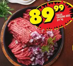 Shoprite Value ground beef offer